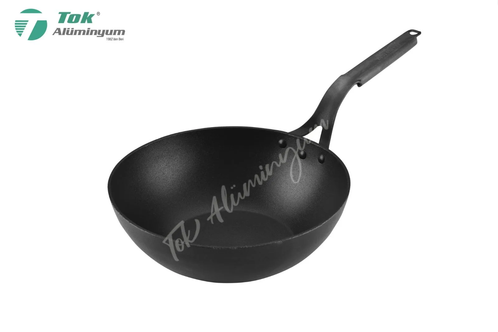 Endüstriyel wok — yeniden kaplanmış hali